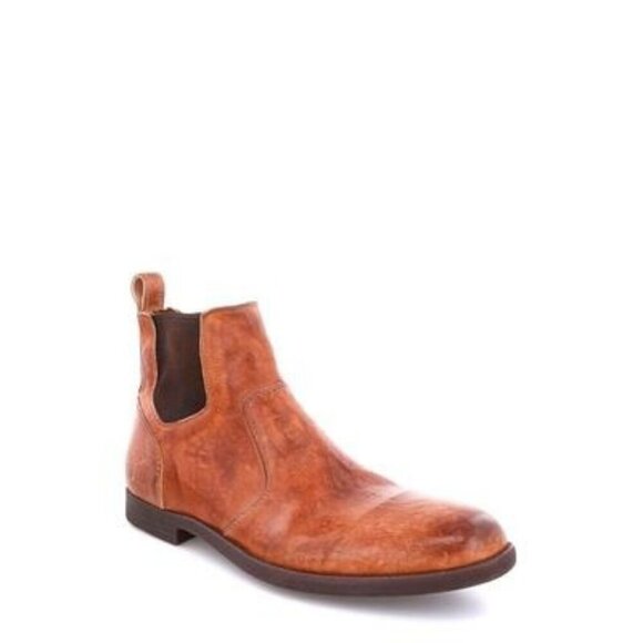 Bed Stu Men's 10 Vasari Chelsea Boots - Cognac Leather - Picture 1 of 5